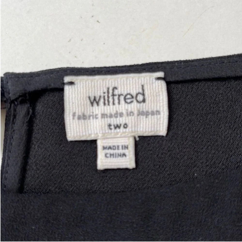 EUC Wilfred / Aritzia Black A-Line Dress Size 2 - Picture 7 of 10